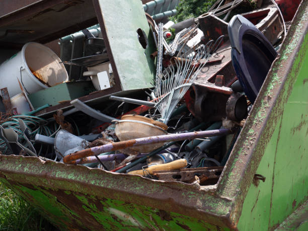 istock Recycling of old metal containers 1263160201