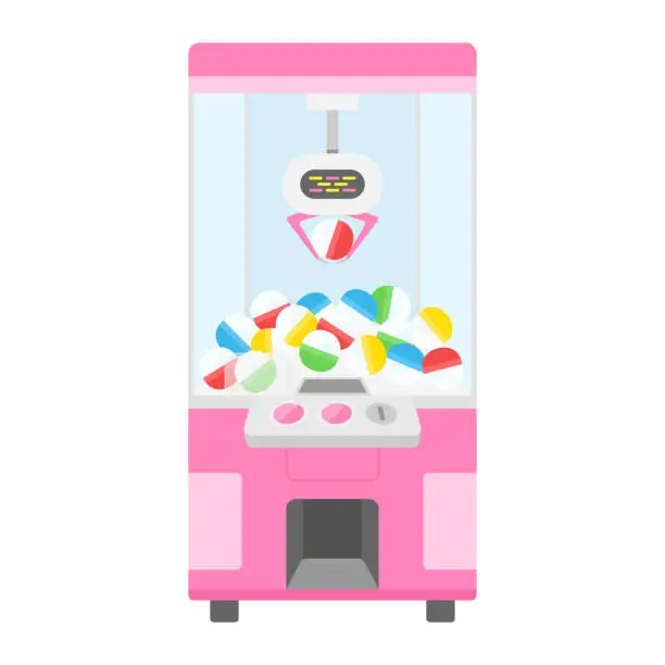 Vector illustration of Crane games