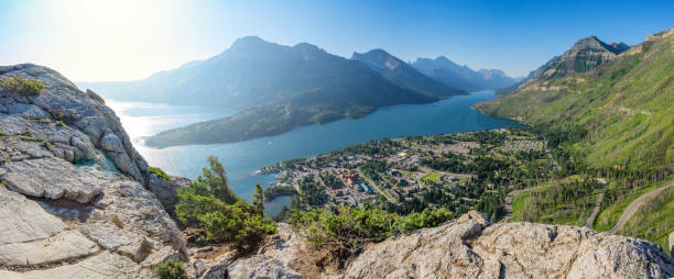 istock Waterton Townsite from Bear's Hump Trail 1263167375