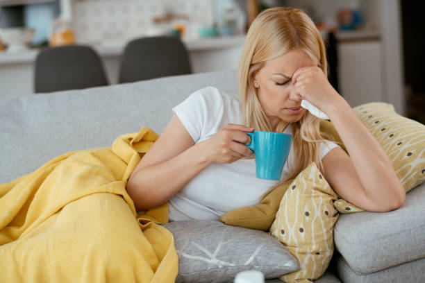 istock Sick woman stock photo 1263169902