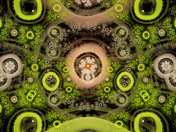 istock Abstract fractal flame fractal background 1263174298
