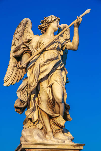 istock View on the Angel statue by Bernini 1263176500