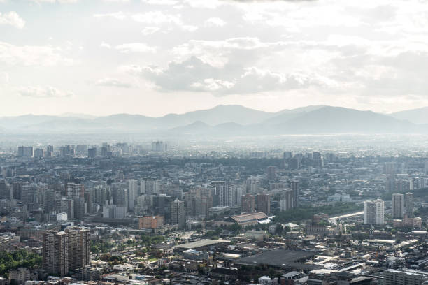 istock Panoramic view of Santiago de Chile 1263179758