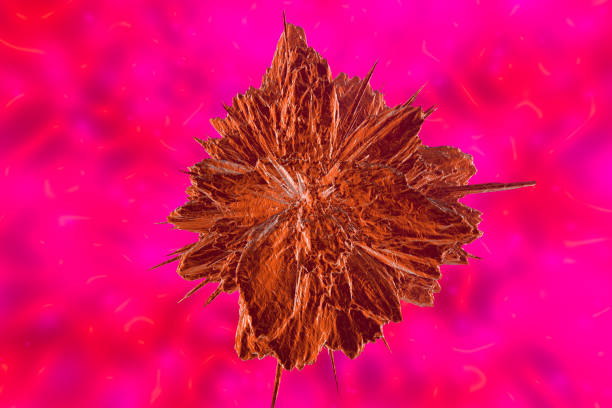 3D Illustration of a cancer or stem cell.