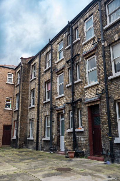 istock Old classic houses in Dublin, Ireland 1263230934