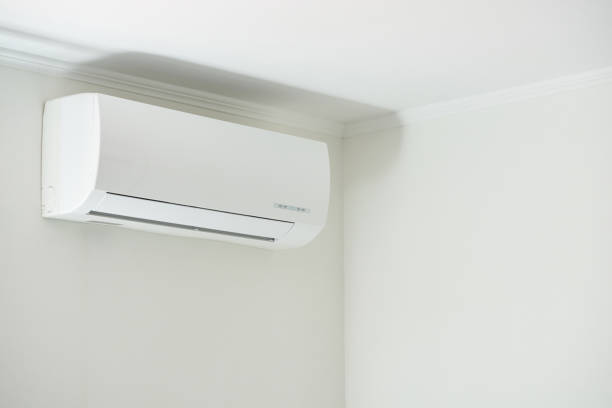 istock White air conditioner not working on the wall 1263235594