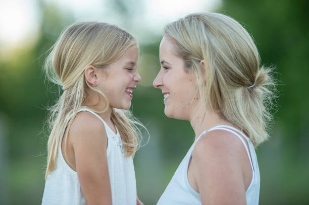 istock Mother and daughter outside 1263245807