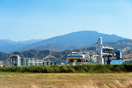 Geothermal Power Station, Factory, Hot Spring, Environmental Conservation, Pipe - Tube