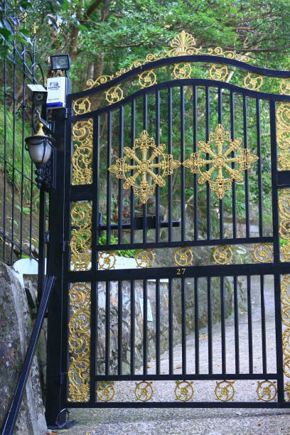 istock 11 oct 2008  a Large Residential Security Gates at hong kong 1263255726