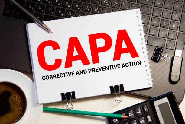 istock Paper with words CAPA Corrective and Preventive action plans 1263256276