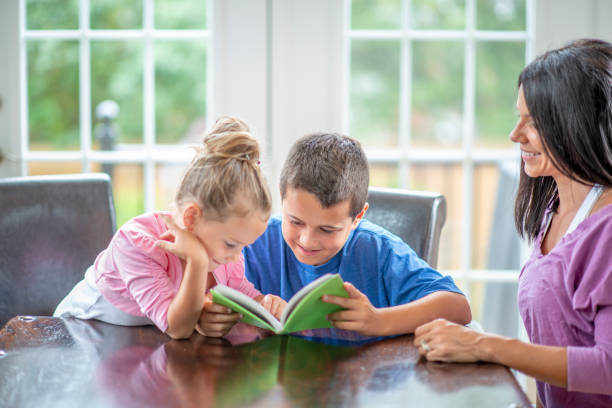 istock Family homeschool 1263258021