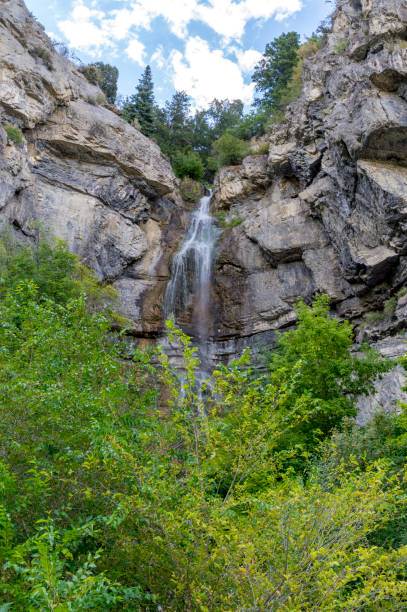 Bridesmaid Falls Waterfall in Provo Canyon Utah