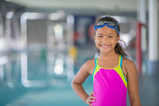 istock Young kids at the pool 1263259337
