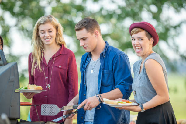 istock Young adult barbeque 1263260675