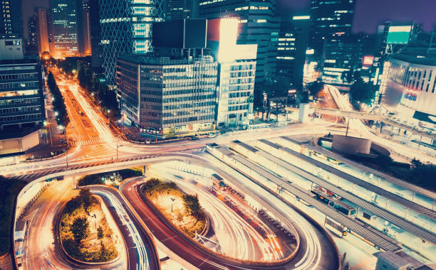 istock Tokyo cityscape aerial view 1263261886