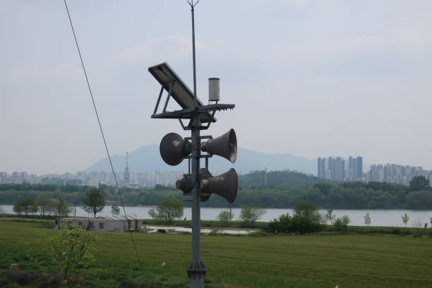 air-raid alarm siren loudspeaker