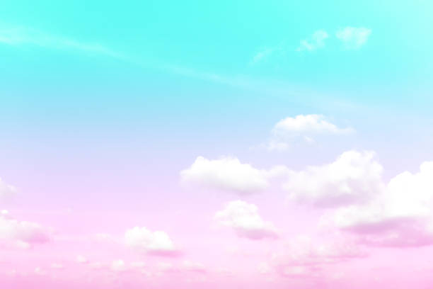 istock Soft sky and cloud background with a pastel color tone. 1263271525