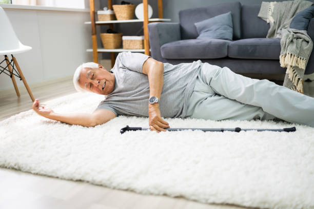 istock Elderly Senior Man Slip And Fall 1263279768