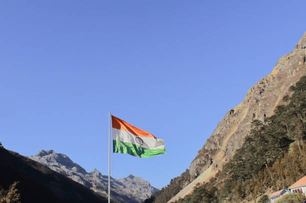 istock tri color indian flag waving in the wind 1263282331