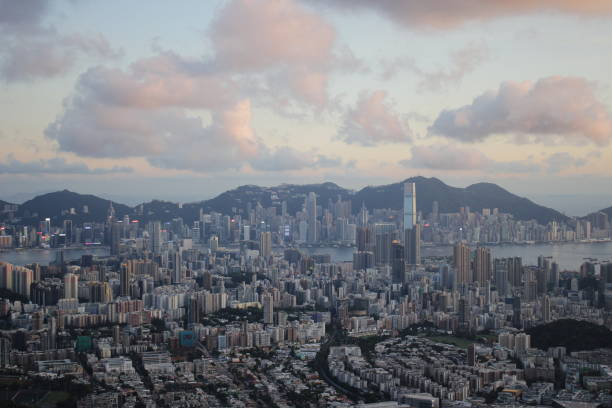 istock Sunset in Hong Kong 1263291852