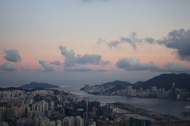 istock Sunset in Hong Kong 1263291860