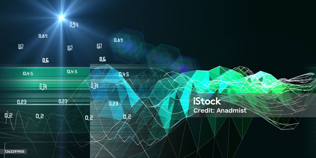 Abstract Analyze Algorithm Artificial Intelligence Data Technology ...
