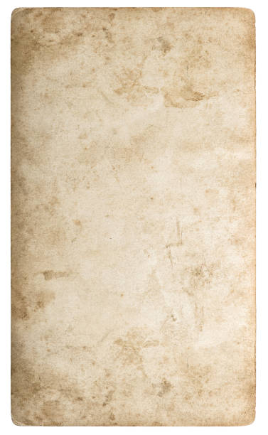 istock Used paper sheet isolated Distressed cardboard texture 1263307668