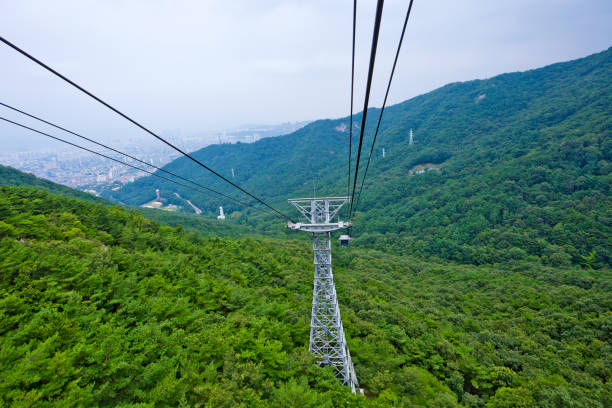 istock The Ropeway at Apsan park in Daegu city, South Korea 1263312864