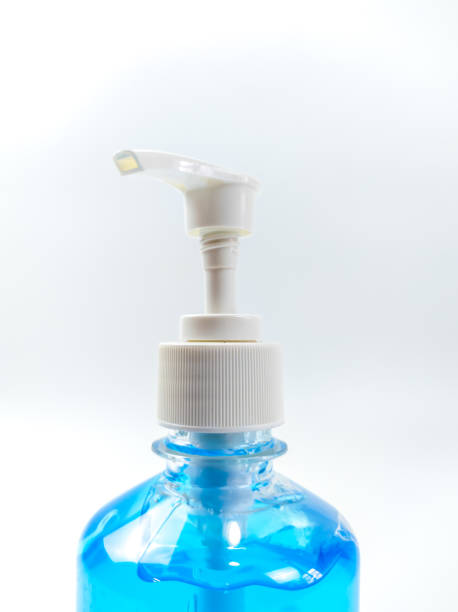Alcohol gel bottles for hand washing. Disinfecting alcohol. Handwashing ...