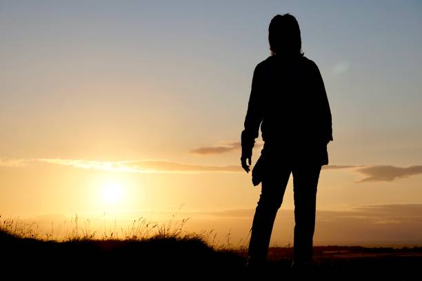 istock Silhouette of young woman 1263325255