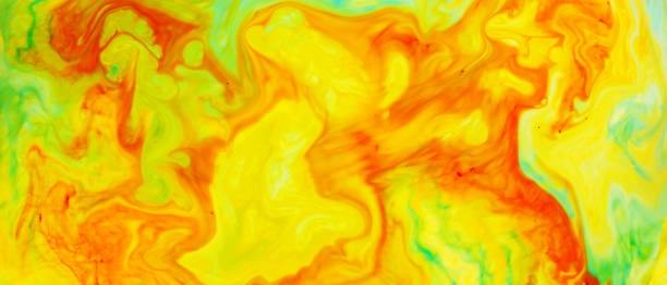 istock Abstract background. Fluid art texture. Abstract backdrop with swirling paint effect. Trendy colorful backdrop. Mixing paints 1263332006