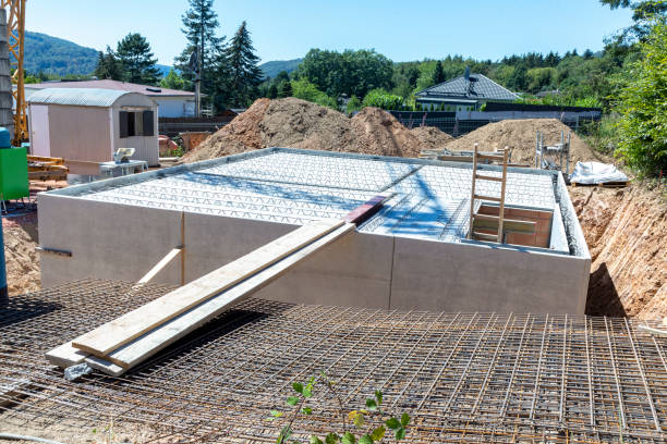 istock cellar made of prefabricated concrete walls as waterproof construction 1263338904