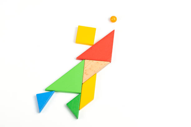 istock Tangram Puzzle shoot a basket 1263341513