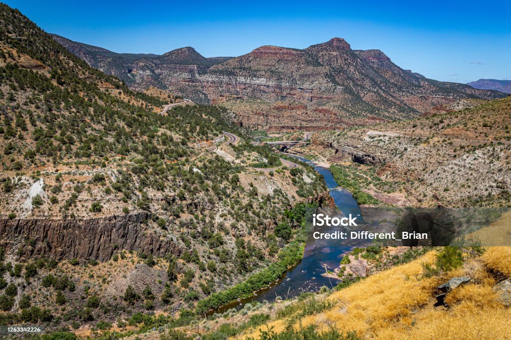 Salt River Canyon Wilderness Salt River Canyon Wilderness is a popular hiking and kataking destination between Globe and Show Low, Arizona bisected by U.S. Highway 60. Arizona Stock Photo