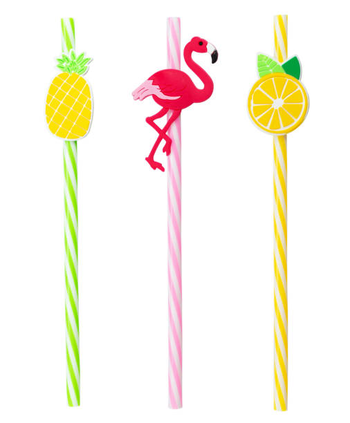 Set of cocktail straws