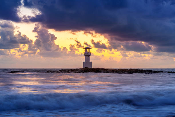 istock Khao Lak lighthouse at sunset, Thailand. 1263354094