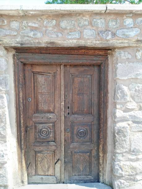 istock Wooden door 1263365963