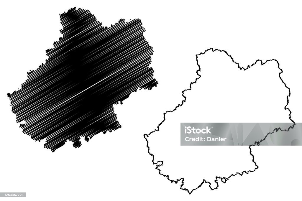 Lot Department Map Lot Department Map Vector Illustration Scribble Sketch Olt Map Stock ...