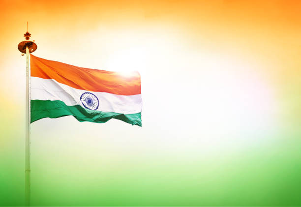 INDIA FLAG FLYING HIGH WITH PRIDE independence day of india and republic day of india, beautiful tri colour background saffron white and green INDIA FLAG FLYING HIGH WITH PRIDE independence day of india and republic day of india, beautiful tri colour background saffron white and green maharashtra photos stock pictures, royalty-free photos & images