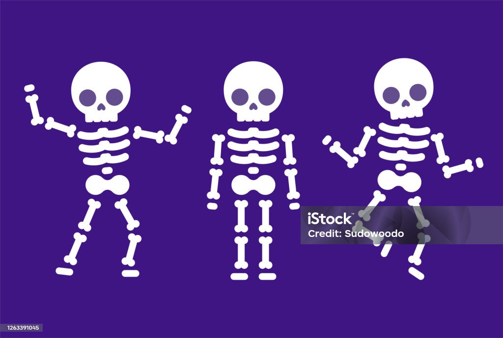 Cartoon Dancing Skeleton Stock Illustration - Download Image Now - Human  Skeleton, Cartoon, Cute - iStock