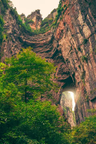 Photo of Stunning rocky arch fissure in Wulong National Park