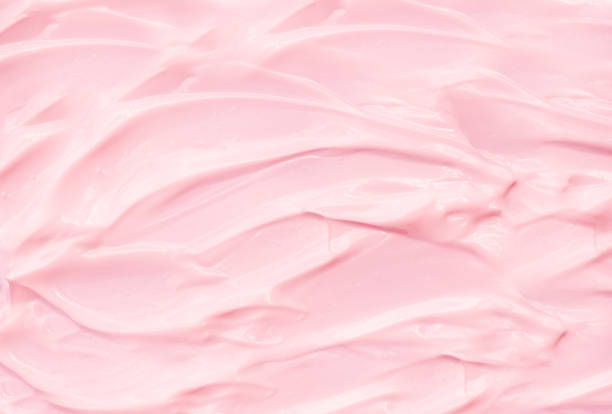 Pink texture cosmetic cream. Beauty creme smear, lotion, moisturizer smudge. Pink texture cosmetic cream. Beauty creme smear, lotion, moisturizer makeup swipes stock pictures, royalty-free photos & images
