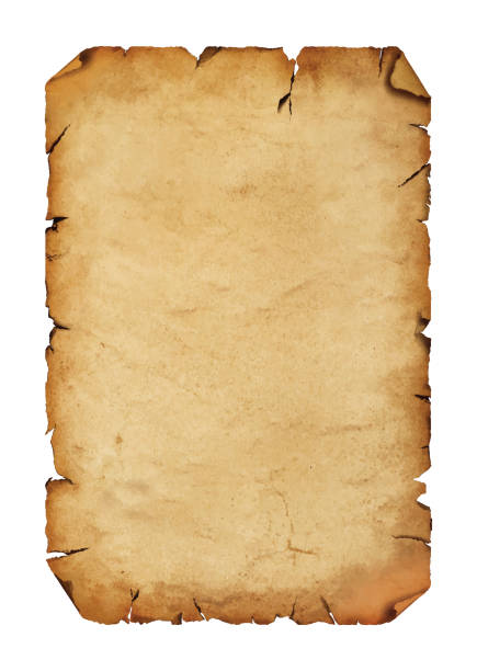 ilustraciones, imágenes clip art, dibujos animados e iconos de stock de antiguo pergamino de papel antiguo desplazarse sobre blanco - scroll parchment paper old
