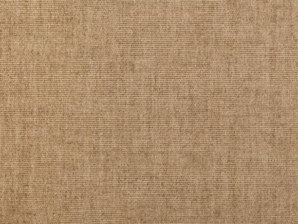 Brown flax linen canvas texture background Vector illustration of natural rustic grey brown flax linen fabric textile sackcloth bagging canvas brown stock illustrations