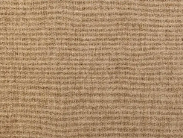 Vector illustration of Brown flax linen canvas texture background