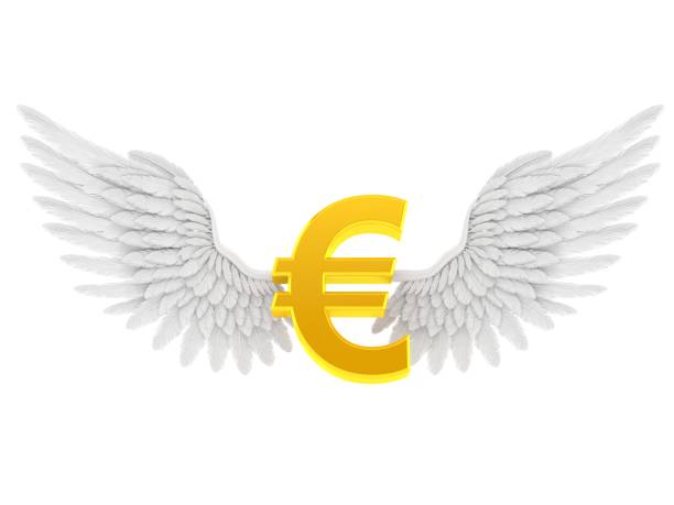 istock Euro currency with angel wings 1263426035