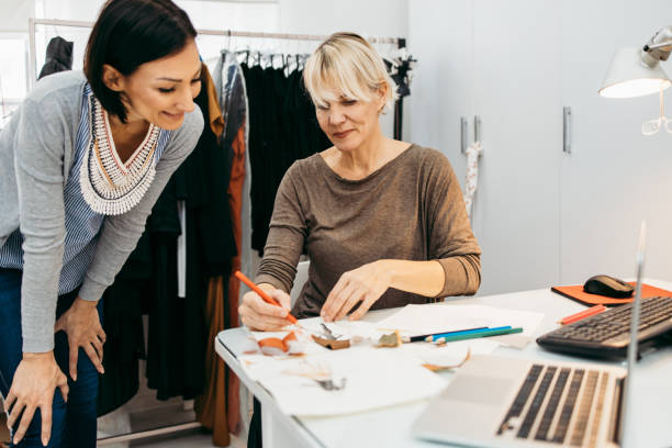 istock Fashion designer studio 1263426046