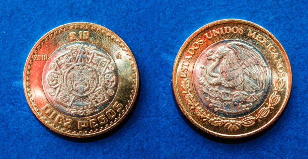 istock MXN Mexican Peso Currency 1263428620