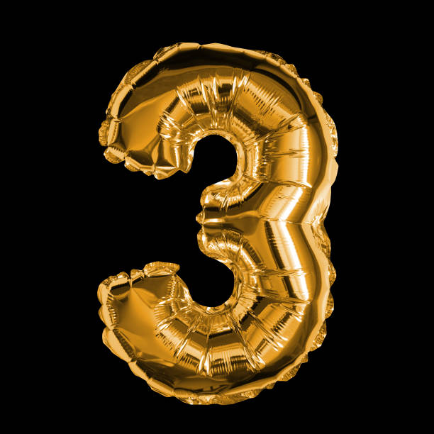 istock Foil Balloon - 3D Number 1263431287