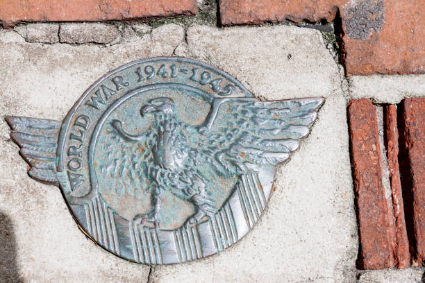 istock Medallion Commemorating World War Two -- 1941 To 1945 1263447234